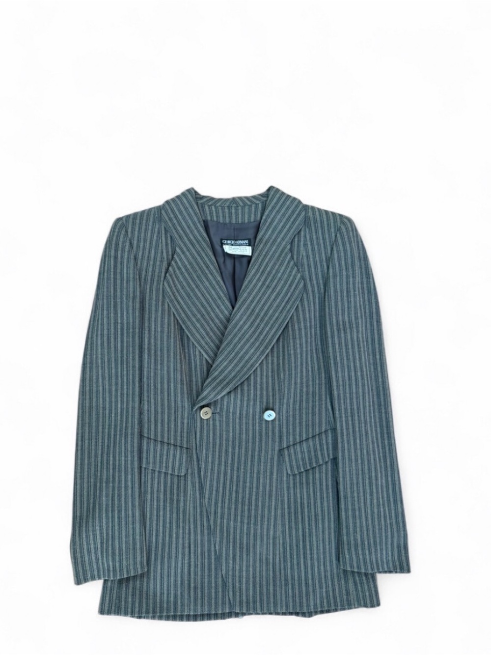 Vintage Giorgio Armani for Bergdorf Goodman Pinstripe Suit Set | Made in Italy